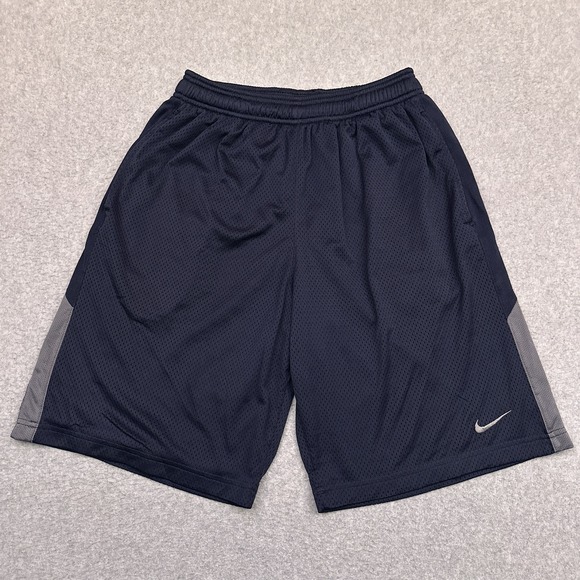 Nike Dri-Fit Monster Mesh Basketball Shorts Men's Small Blue 10" Gym 432104 - Picture 1 of 10